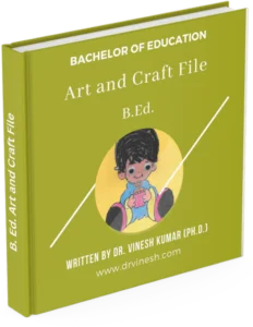 Art and Craft File for B.Ed. Students