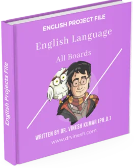 Class 10 English Project File PDF
